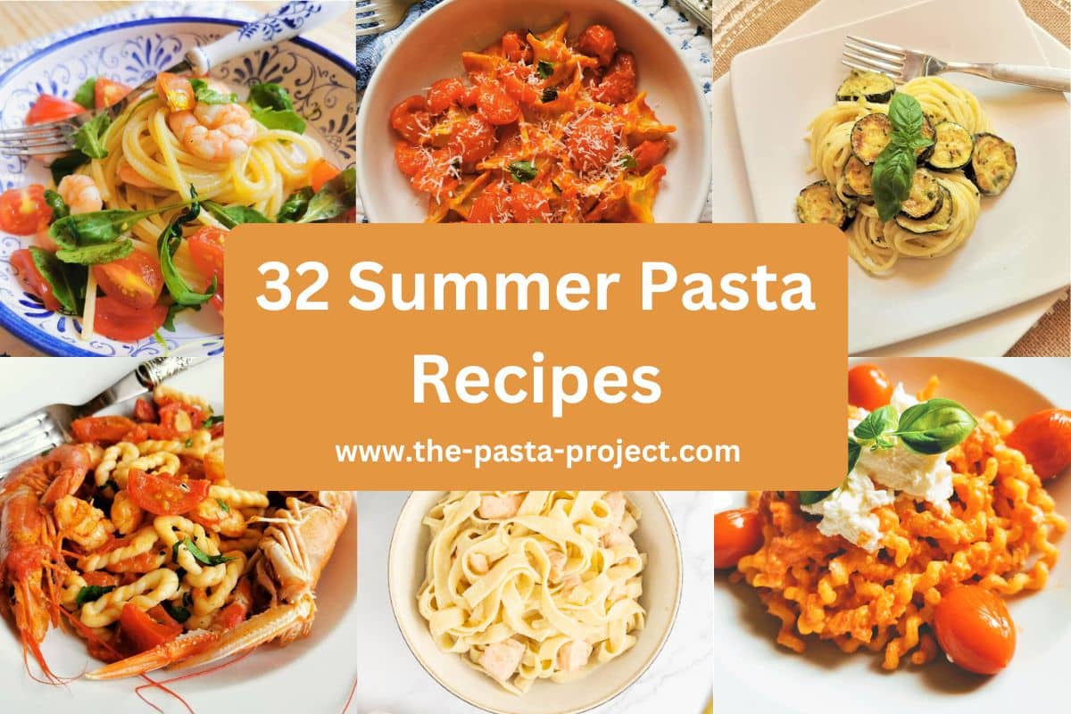 Summer pasta recipes.