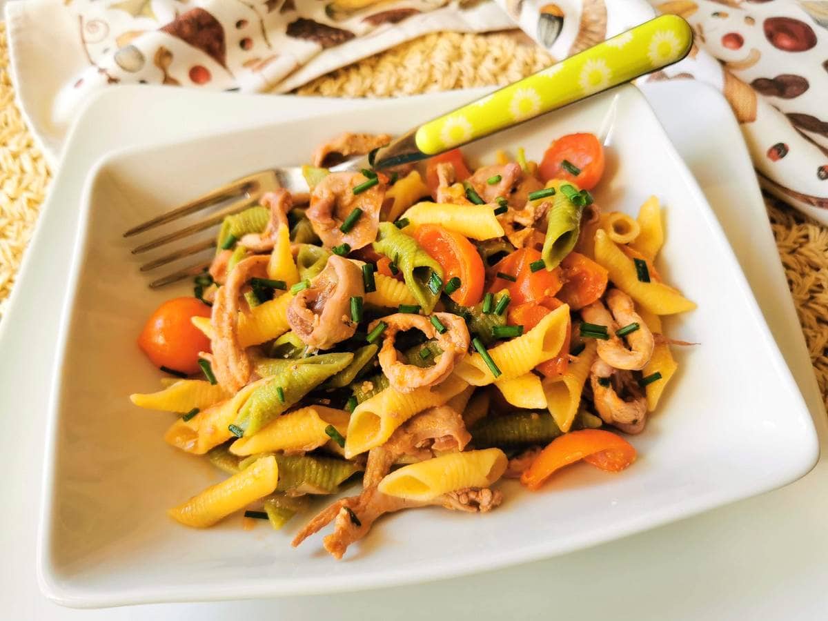 Easy Italian squid pasta from Abruzzo.