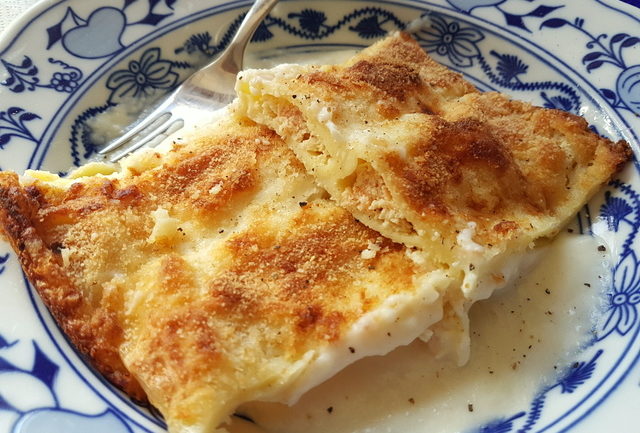 homemade smoked salmon cannelloni