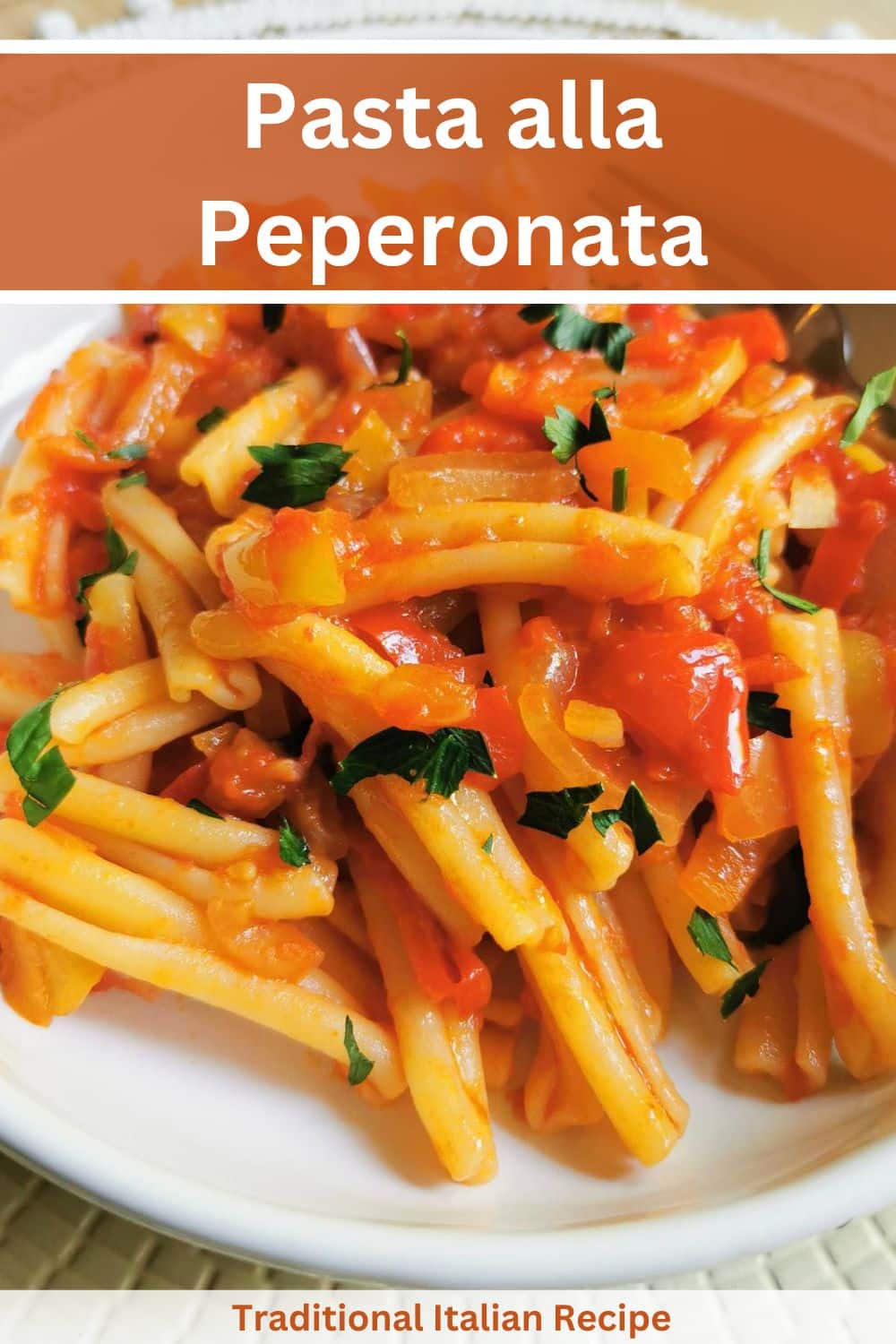 Pasta alla Peperonata.