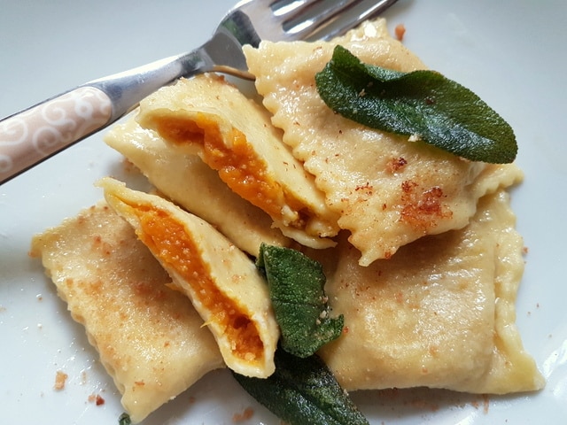 Pumpkin Tortelli; recipe from Mantova