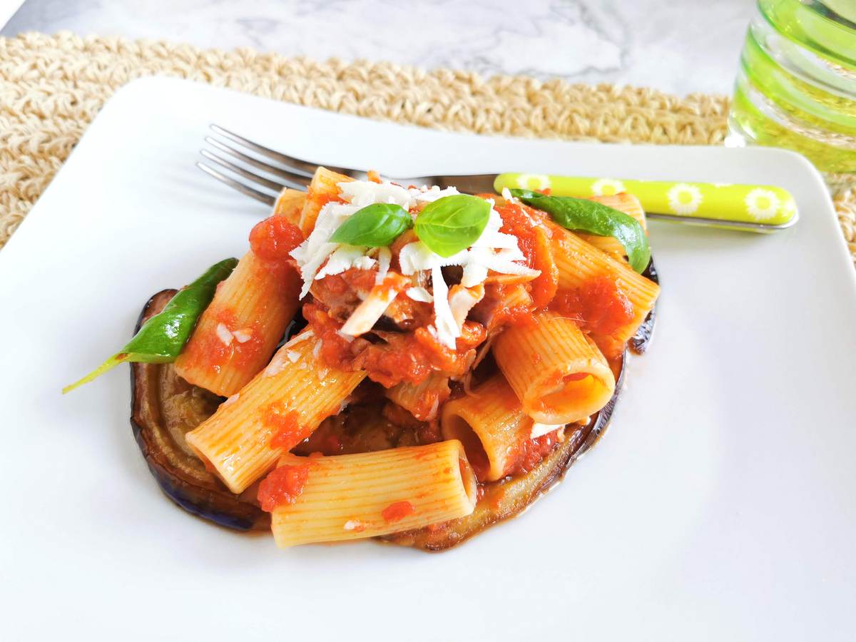 Pasta alla Norma.