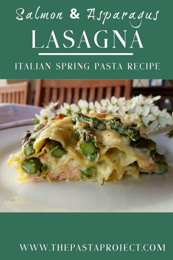 salmon and asparagus lasagne al forno