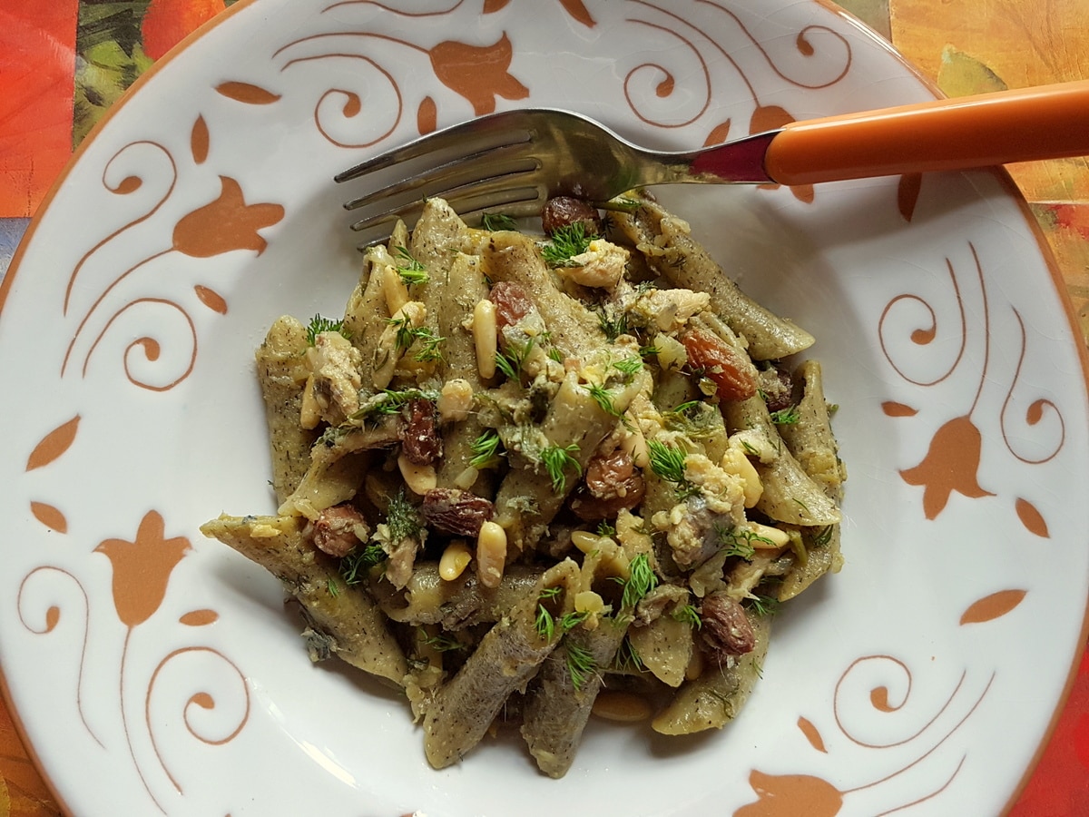 Sardine pasta recipe from Sicily.